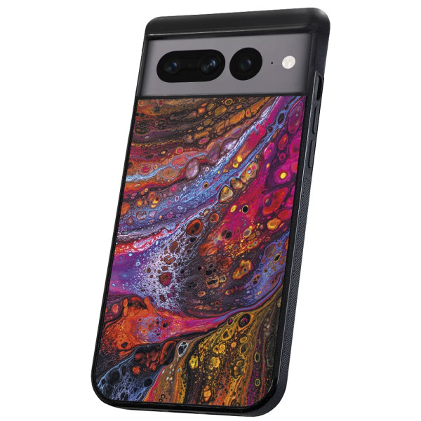 Google Pixel 8 Pro - Cover/Mobilcover Psykedelisk