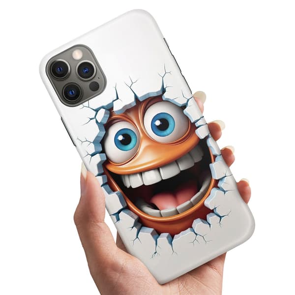 Cover / Mobilcover til iPhone 16 Pro - Emoji