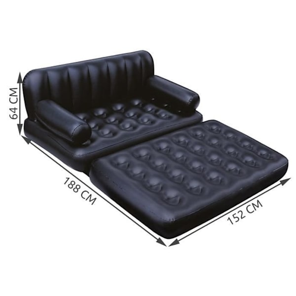 Uppblåsbar Soffa / Bäddsoffa - 2-sits