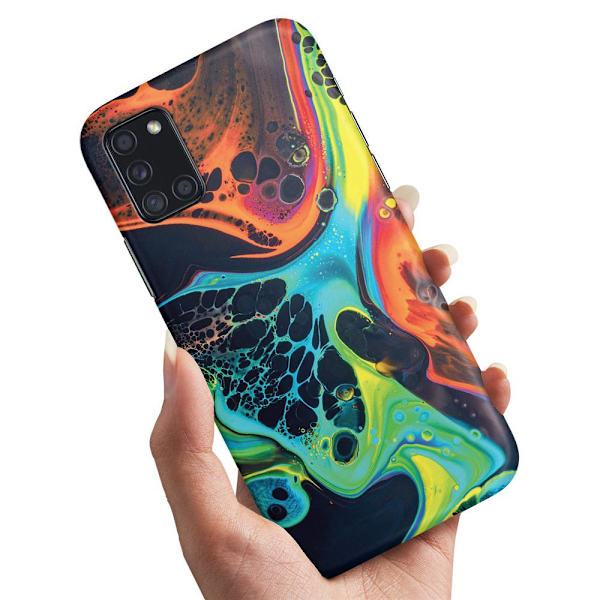 Deksel / Mobildeksel til Samsung Galaxy A31 - Marmor Multicolor
