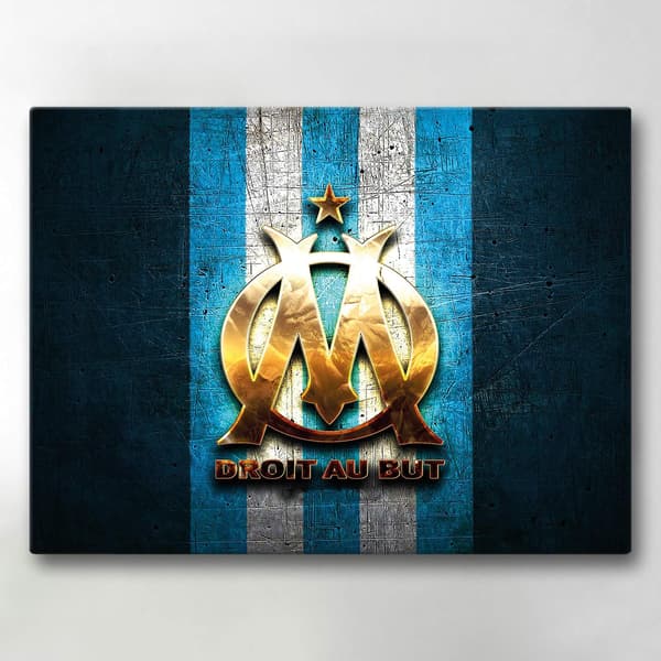 Lærredsbillede / Lærredstryk - Marseille - 40x30 cm - Lærred Multicolor