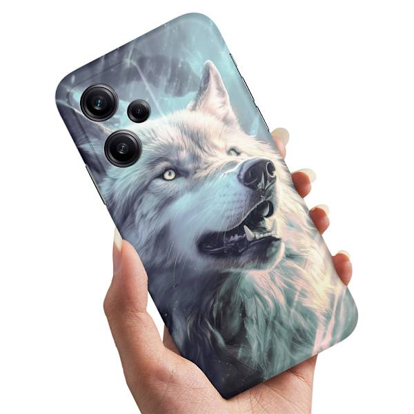 Deksel / Mobildeksel til Xiaomi Redmi Note 12 5G - Wolf
