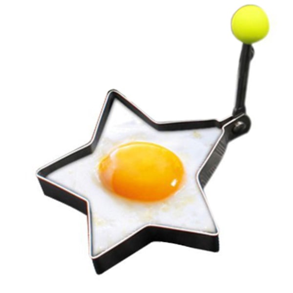 2-Pak - Eggform / Form til Egg Silver Stjärna 