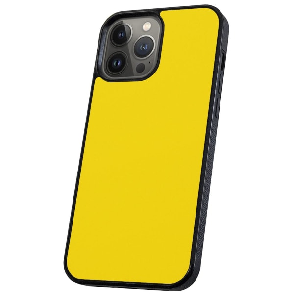 iPhone 13 Pro Max - Kuoret/Suojakuori Keltainen Yellow