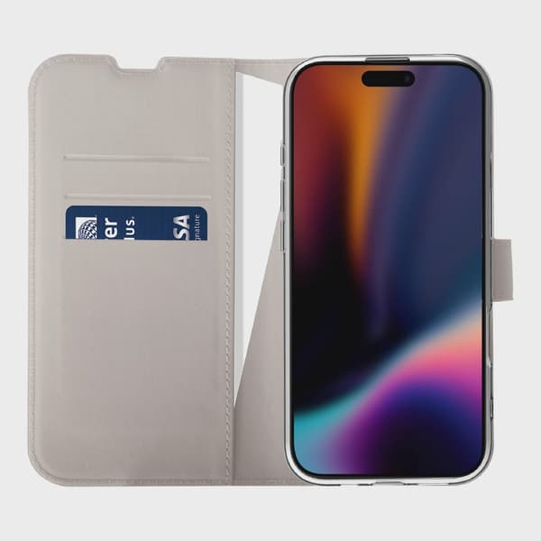 X2O Classic Wallet Plånboksfodral iPhone 18 Pro/17 Pro Greige