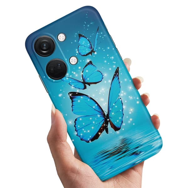 Deksel / Mobildeksel til OnePlus Nord 3 5G - Glitrende Sommerfugler