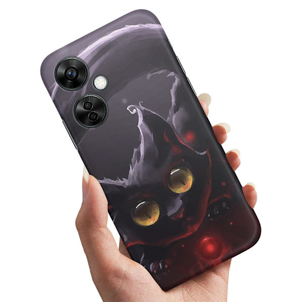 OnePlus Nord CE 3 Lite 5G - Skal/Mobilskal Svart Katt