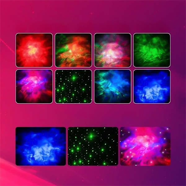 Nattlampe - Stjernekaster med LED-lys – Astronaut