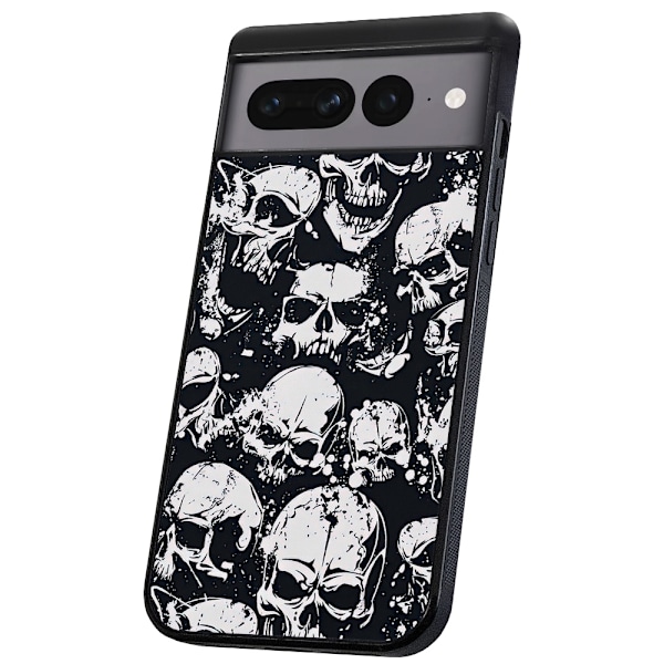 Google Pixel 9/9 Pro - Kuoret/Suojakuori Skulls