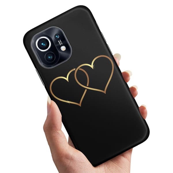 Deksel / Mobildeksel til Xiaomi Mi 11 - Double Hearts