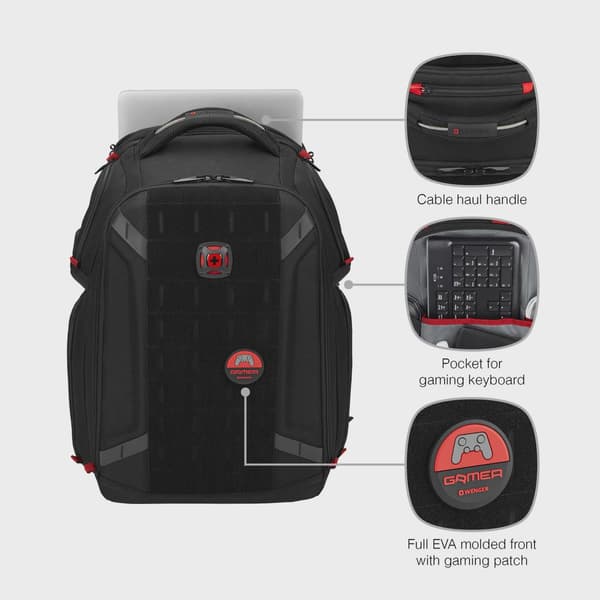 Wenger PlayerOne 17.3" Gaming Datorryggsäck Svart