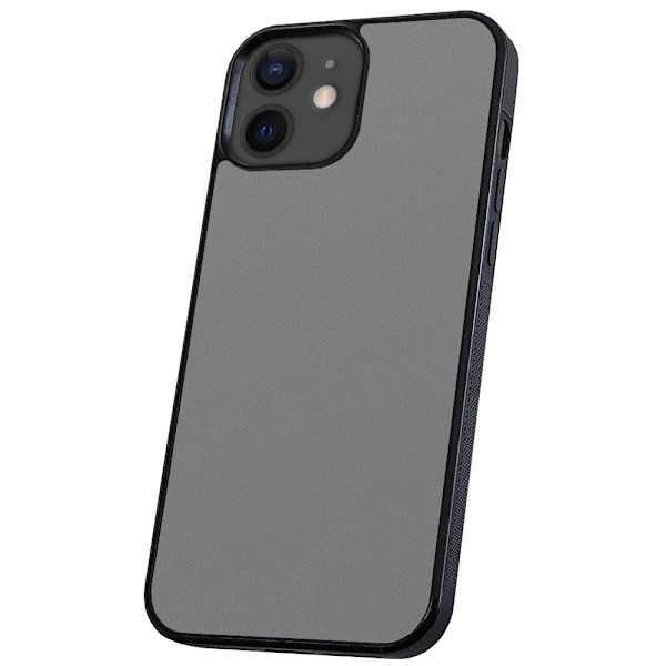 iPhone 12/12 Pro - Deksel/Mobildeksel Grå