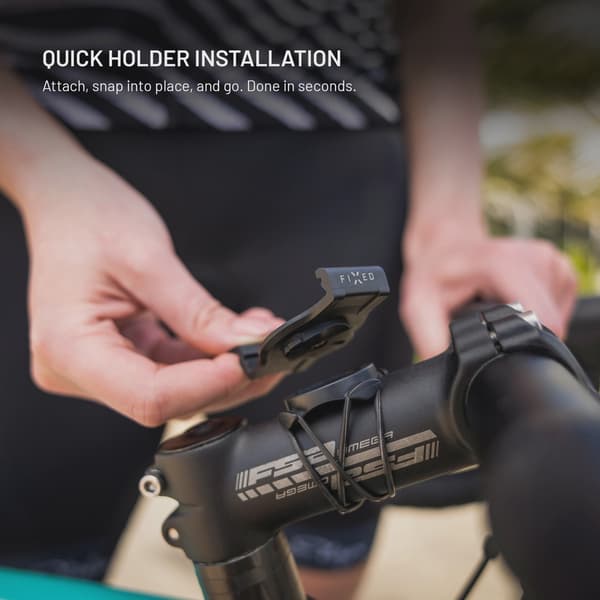 FIXED Styrfäste hållare för Garmin smartklockor 26mm Svart