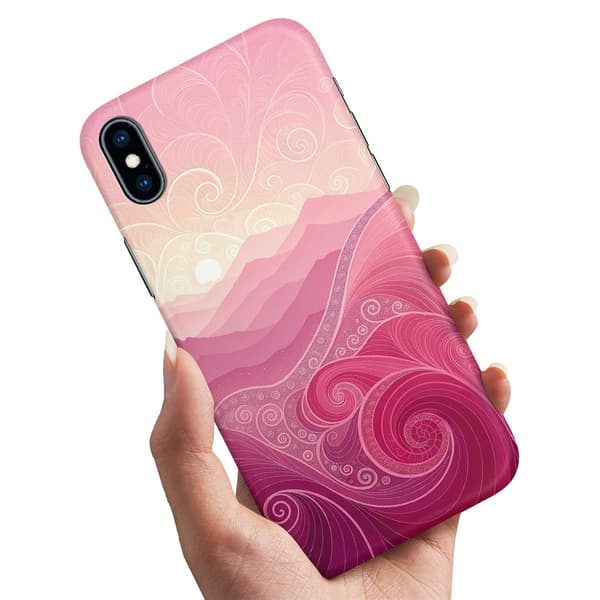 Skal / Mobilskal till iPhone XR - Pink Hills