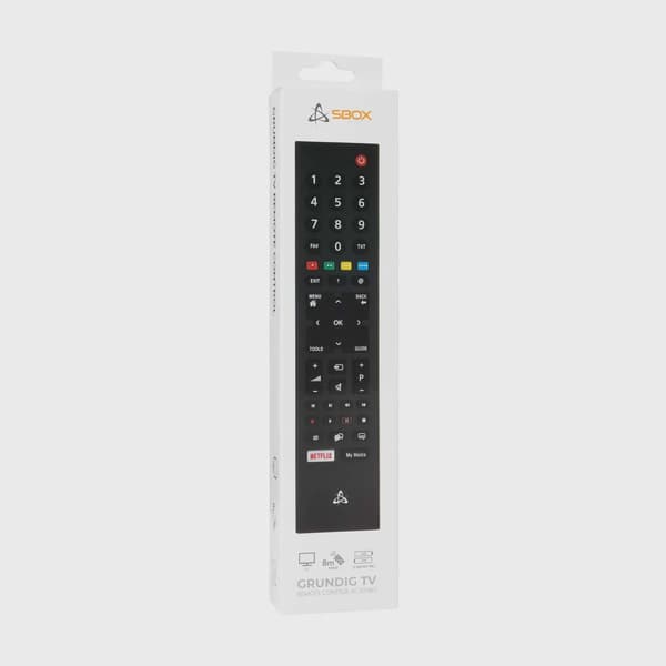 SBOX Fjärrkontroll för Grundig TV Svart