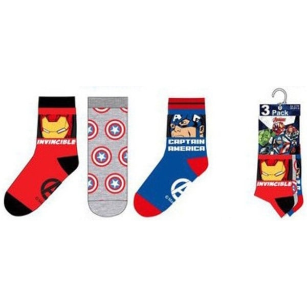 Avengers Barnstrumpor / Strumpor för Barn - 3-Pack 23/26