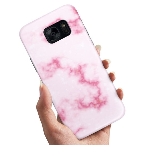 Samsung Galaxy S7 Edge - Cover/Mobilcover Marmor Multicolor