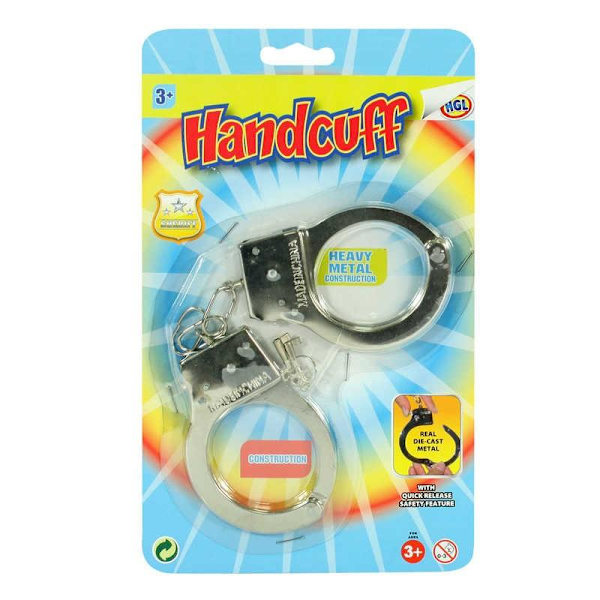 Handbojor av Metall / Handfängsel Silver