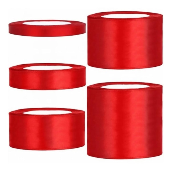 Satinbånd / Bånd – Jul Red 3mm x 50m