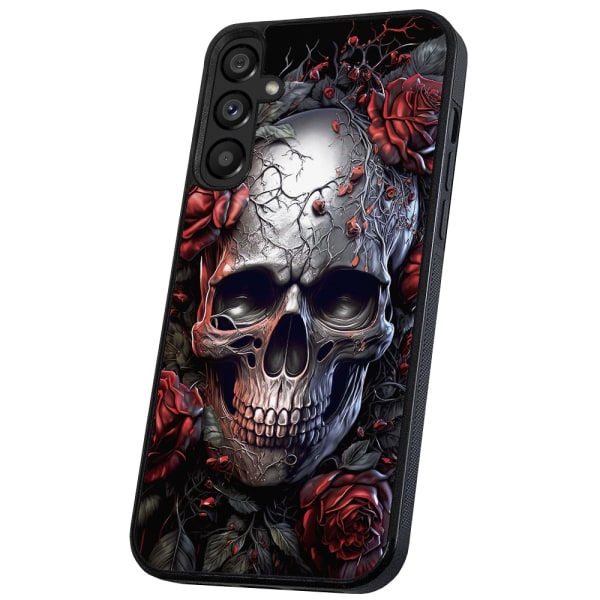 Samsung Galaxy S24 - Deksel/Mobildeksel Skull Roses