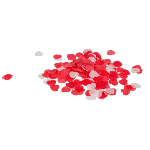 2 kpl - kylpykonfettisydämet lahjarasialla - kylpykonfetti Red