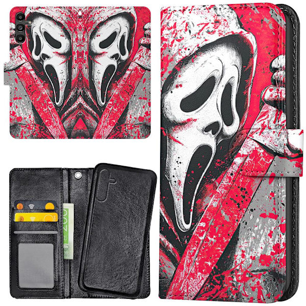 Samsung Galaxy S25 FE - Plånboksfodral/Skal Scream Ghostface