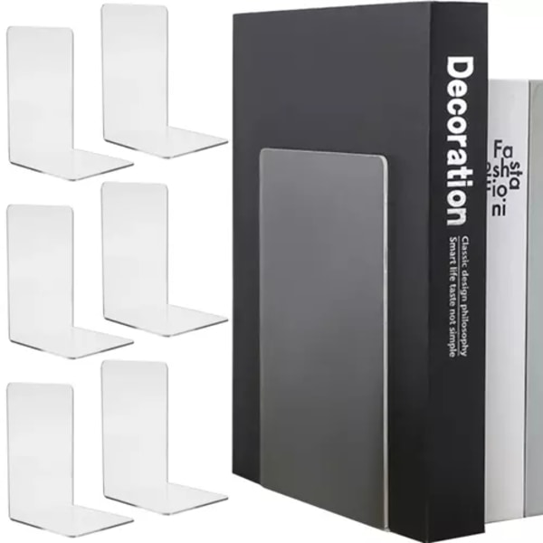 6-Pack - Bokstöd Set i Akryl
