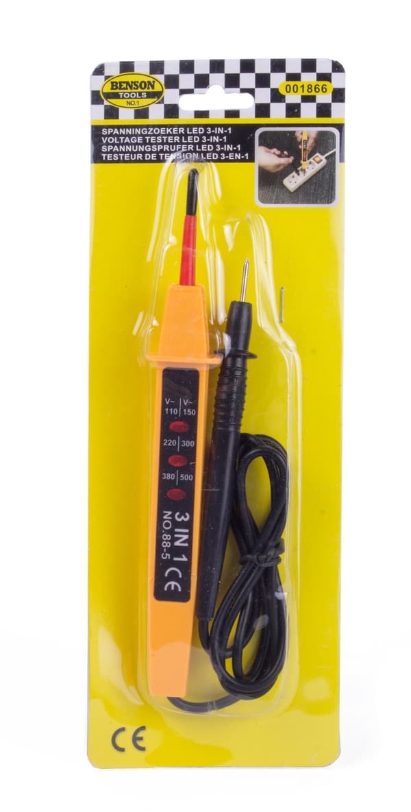 Spänningsprovare LED 3-i-1