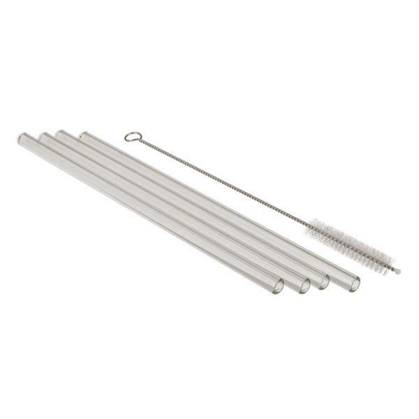4-Kpl - Lasisylkkyt / Lasisylkikat - 20 cm Transparent