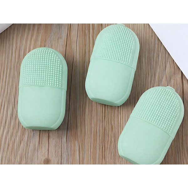 Isroller ansiktsmassage silikon Grön