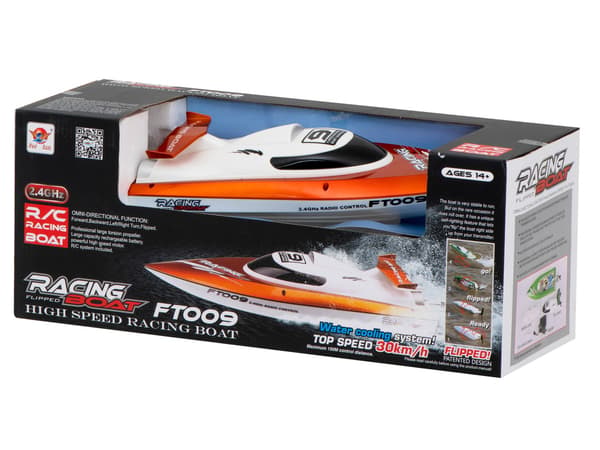 Radiostyrd Racing Båt / RC Motorbåt - FT009 Grön