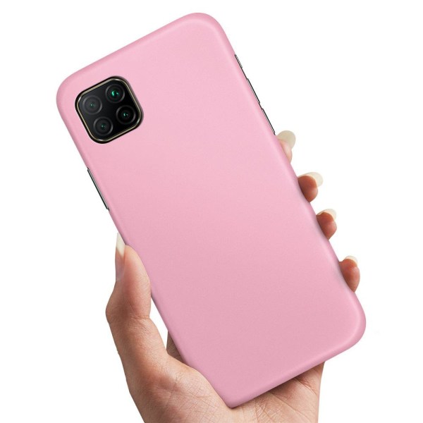 Huawei P40 Lite - Cover/Mobilcover Lysrosa Light pink