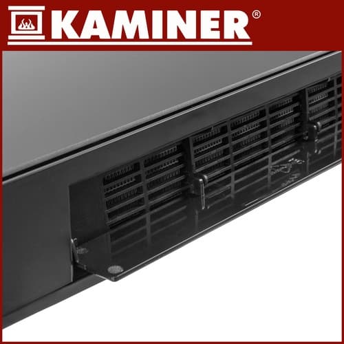 Fläktkonvektor / Vägghängt Element - 2000W Svart