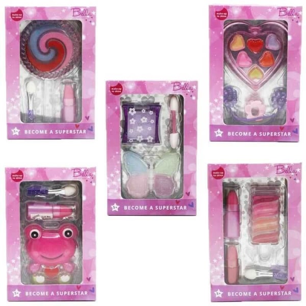 Legetøjsmakeup til børn / Makeup - Bella - Gaveæske Pink 26d4 | Pink | 51 |  Fyndiq