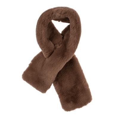 Fluffy Skjerf - Halstørkle Brown