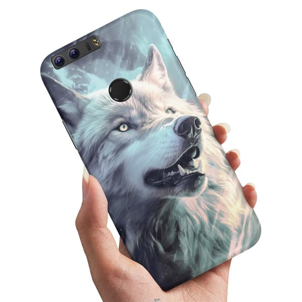 Skal / Mobilskal till Huawei Honor 8 - Wolf