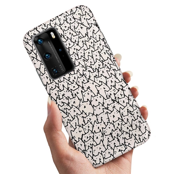 Huawei P40 Pro - Deksel/Mobildeksel Kattgruppe