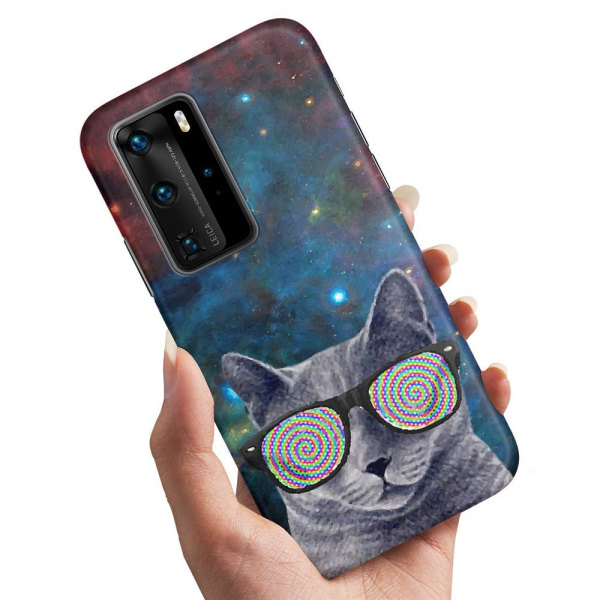 Huawei P40 Pro - Shell / Mobil Shell Cat Space