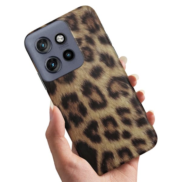 Deksel / Mobildeksel til Motorola Edge 50 Neo - Leopard