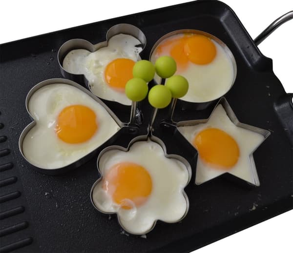 2-Pak - Eggform / Form til Egg Stjärna 