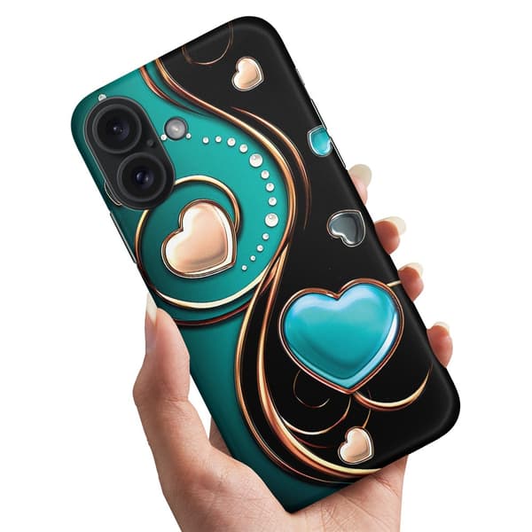Cover / Mobilcover til iPhone 17 - Hjerter