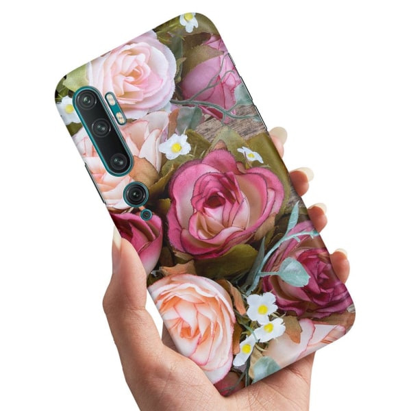 Xiaomi Mi Note 10/10 Pro - Cover/Mobilcover Blomster