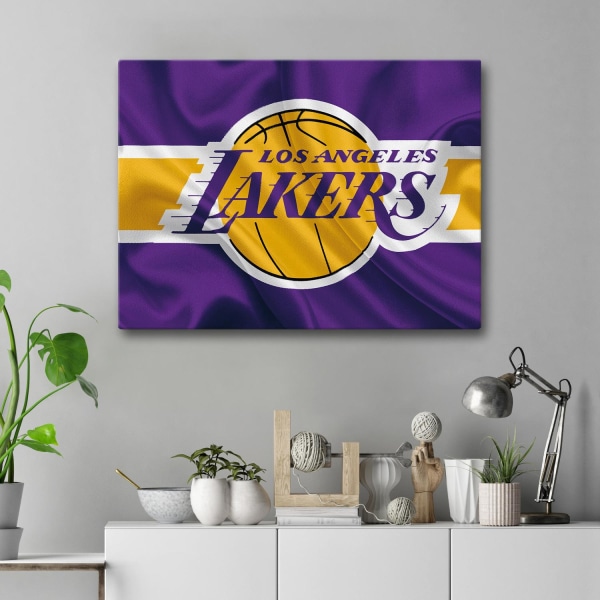 Lærredsbillede / Lærredstryk - Los Angeles Lakers - 40x30 cm - L