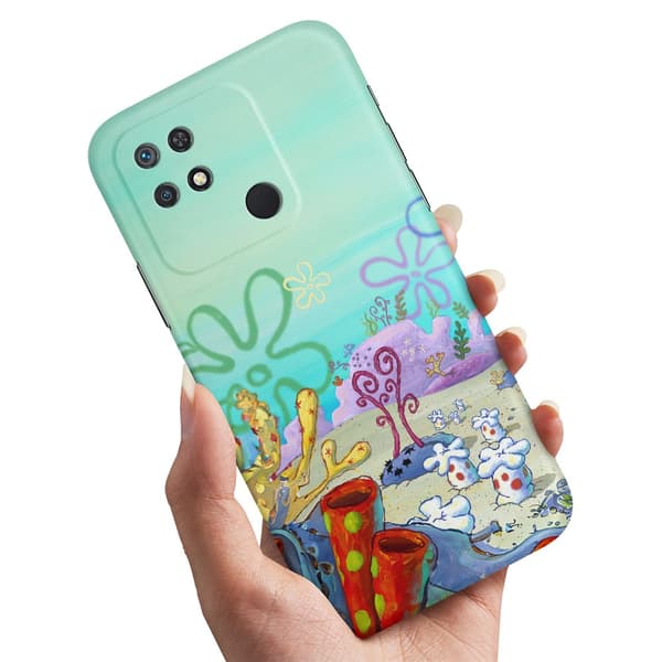 Deksel / Mobildeksel til Xiaomi Redmi 10C - Svampebob