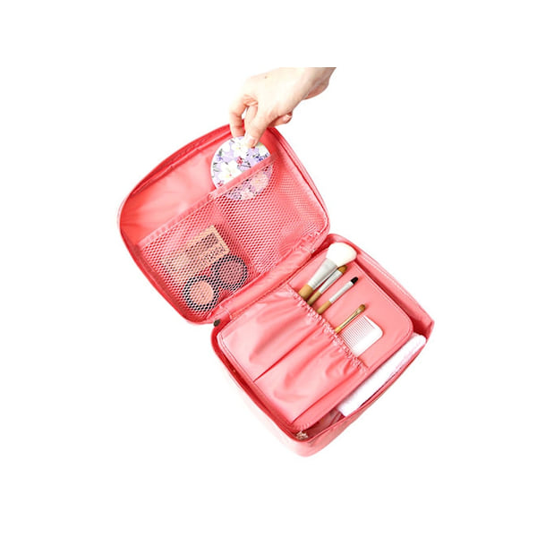 Sminkväska / Necessär / Toalettväska - Makeup Bag Ljusröd