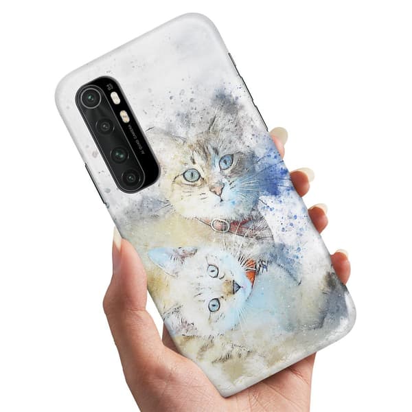 Cover / Mobilcover til Xiaomi Mi Note 10 Lite - Katte