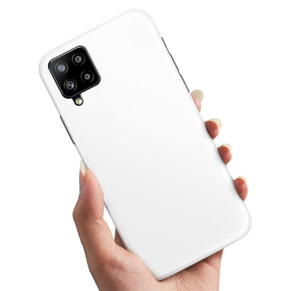 Deksel / Mobildeksel til Samsung Galaxy A12 - Hvit