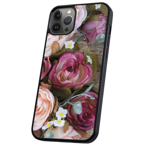 iPhone 11 Pro - Cover/Mobilcover Blomster Multicolor