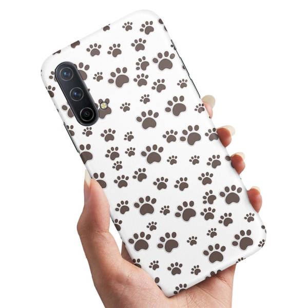 OnePlus Nord CE 5G - Skal/Mobilskal Paw Pattern multifärg
