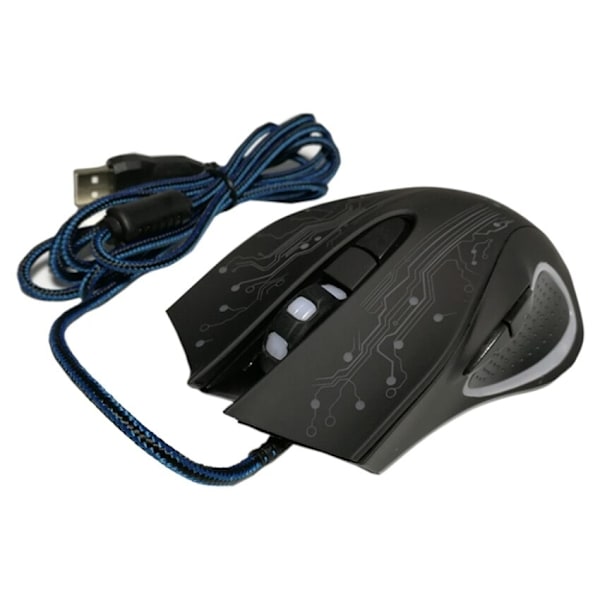 Gaming Mus med Skiftende Lys / Computermus - Estone X9 Black